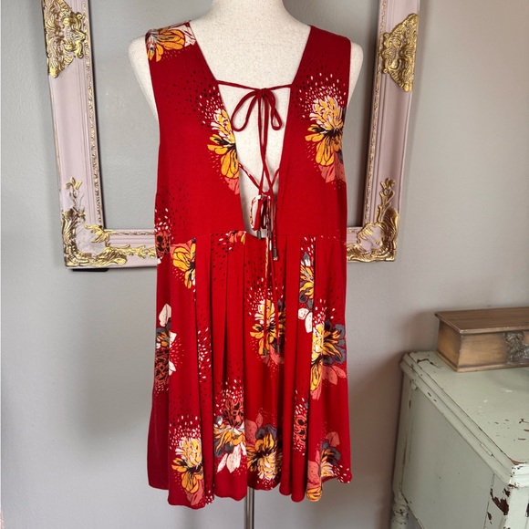 Free People Lovely Day Printed Tie Tunic - Picture 3 of 10